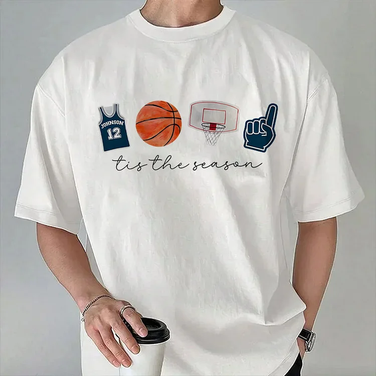 Custom Basketball Tis the Season T-shirt