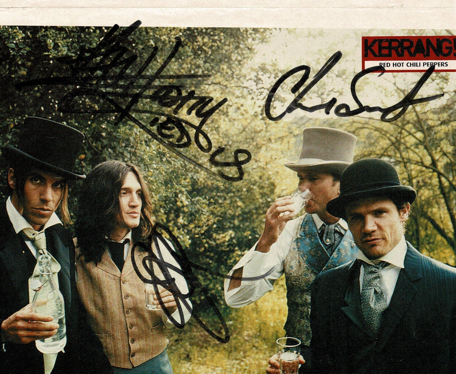 Red Hot Chili Peppers band signed autographed magazine Photo Poster painting! AMCo! 13851