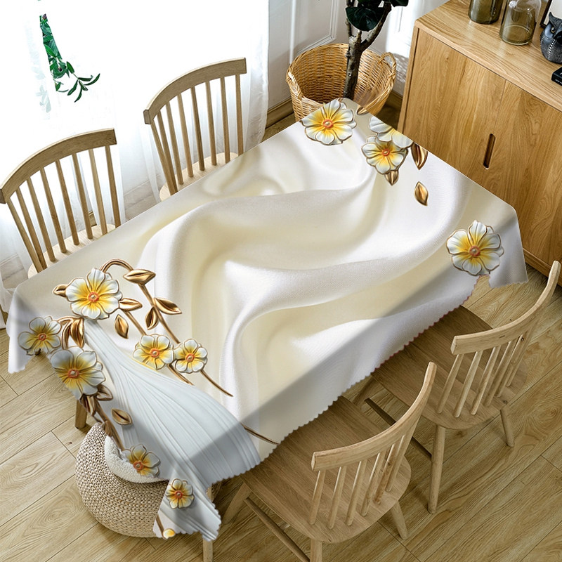 

Small Relief Flower - 3D Tablecloth, 140*140cm, 501 Original
