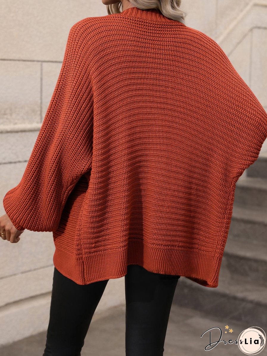 Chunky Knit Viscose Cardigan