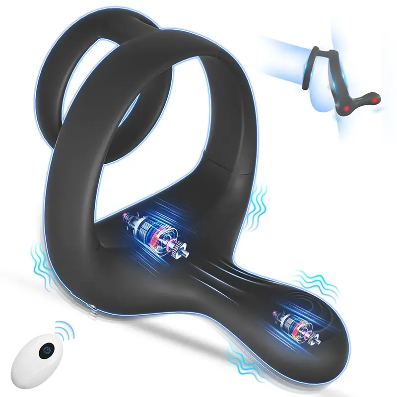 XPGear PR6 Cock Ring — Vibration, Remote Control & Testicle Contact
