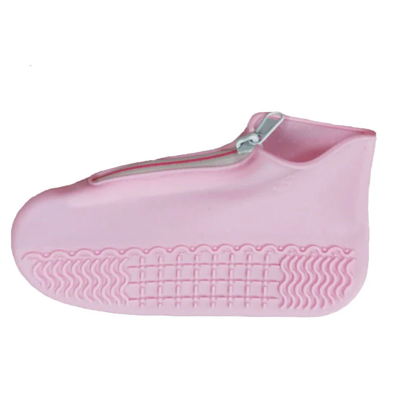 Letclo™ Rubber Shoes Cover Zippers Unisex Reusable Waterproof Shoes letclo Letclo