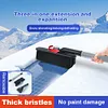 Car Glass Deicing Cleaning Tool 2 in 1 Car Ice Shovel Glass Brush Car Wash Tools