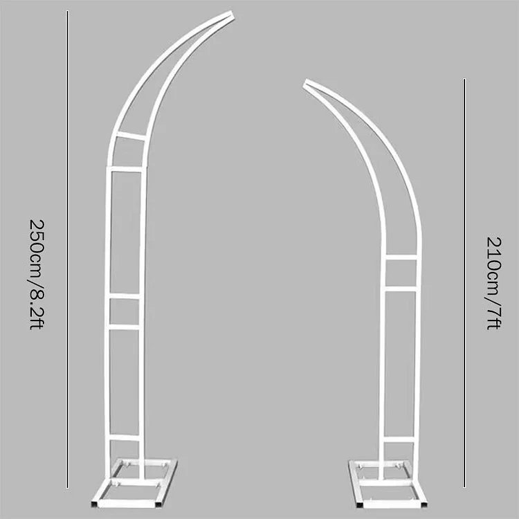 A8736 Willow Leaf Flower Arrangement Event Stand Wedding Backdrop Horn Arch Decor