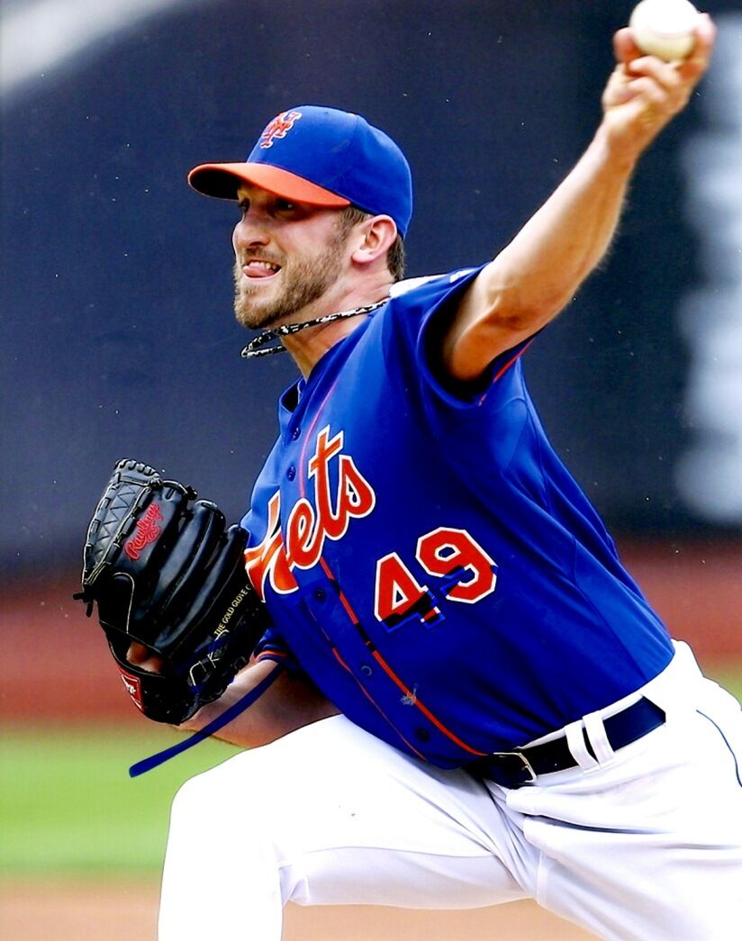 Autographed JONATHAN NIESE New York Mets 8x10 Photo Poster painting- COA