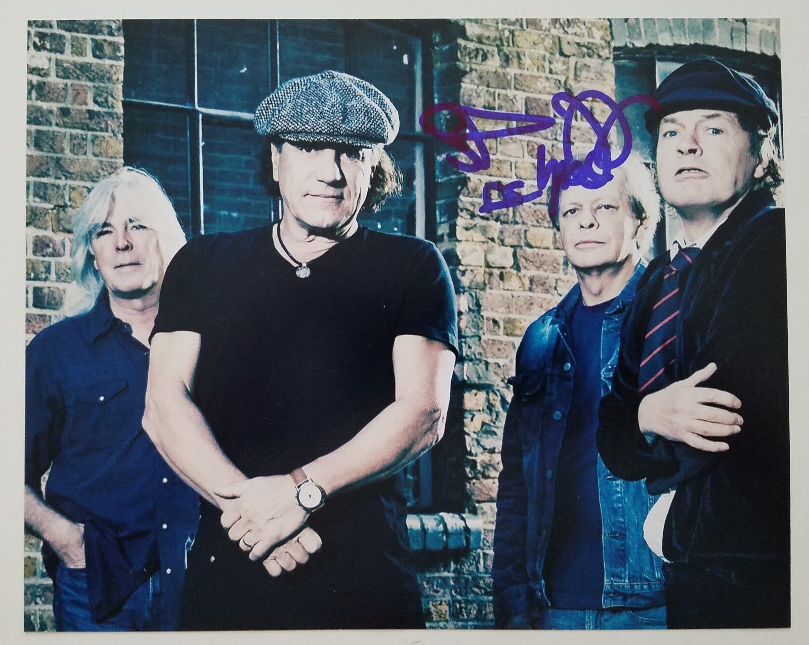 Steve Young Signed AC/DC 8x10 Photo Poster painting Guitarist Rare Signature Rock LEGEND RAD