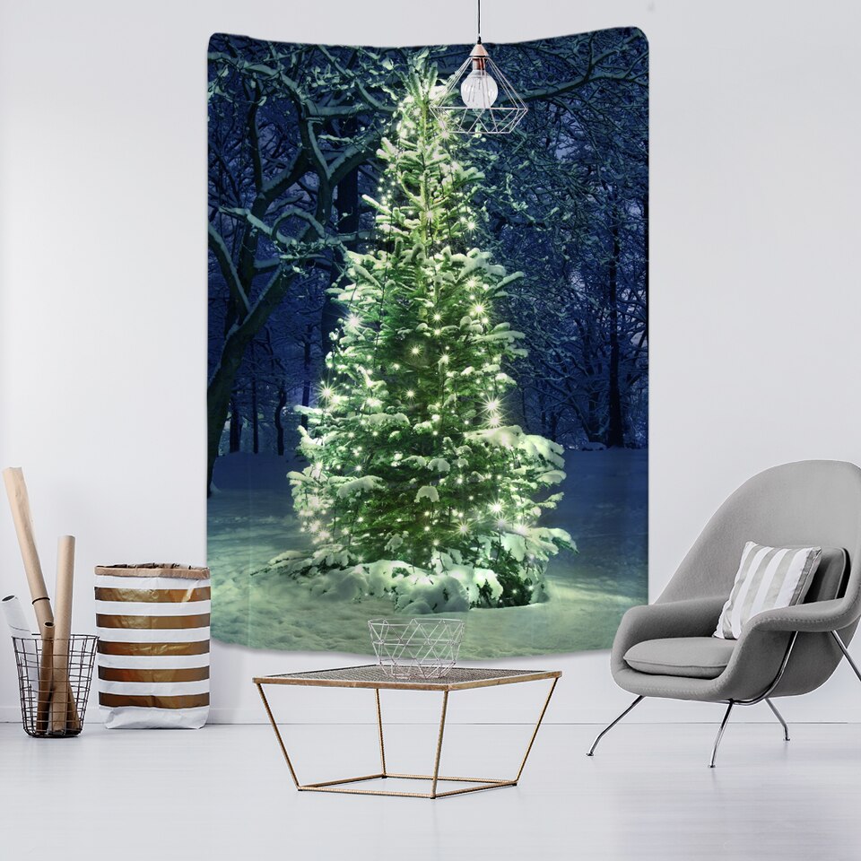 

Wall Tapestry - New Year Christmas Tree-150*130cm, 501 Original