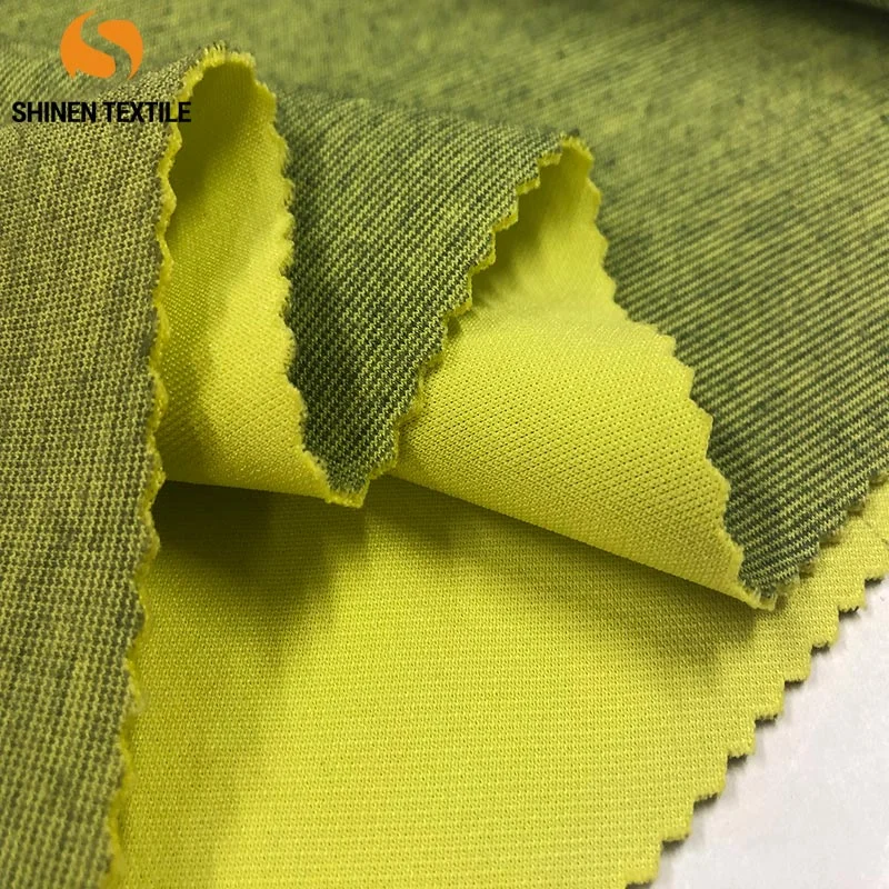 High Grade Double Side Polyester Viscose Spandex TR Textile Sandwich Scuba Fabric Air Layer Space,80%polyeater 14%rayon 6%spandex,350G