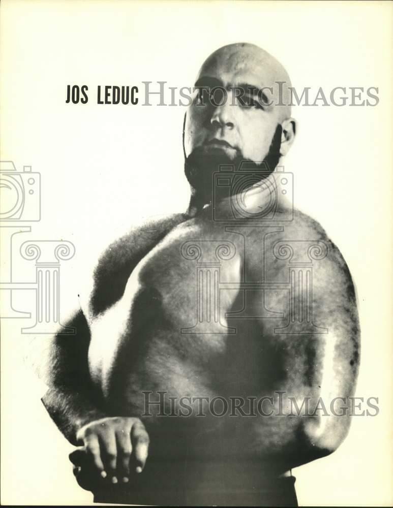 Press Photo Poster painting Jos LeDuc, pro wrestler - lrx94357