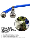 Foam Jug Gravity Ball Straw High Pressure Washer Pipette for Pressure Car Washer