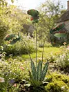 Metal Carnivorous Plant Garden Stake Weatherproof Large Venus Flytrap Plant Sculpture Rust Proof Painted Carnivorous Plants Garden Stake For Outdoor Gardens And Courtyards