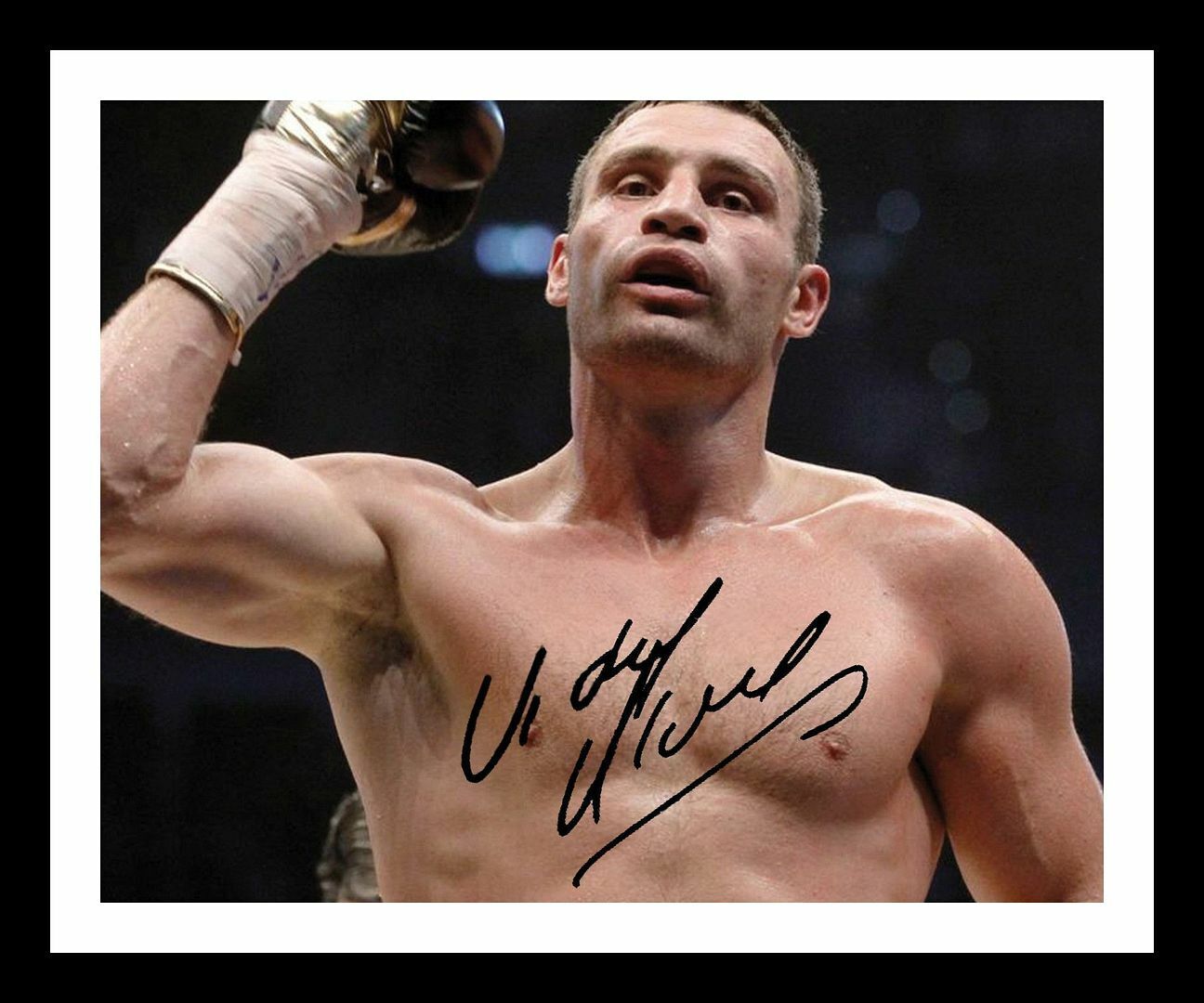 Vitali Klitschko Autograph Signed & Framed Photo Poster painting