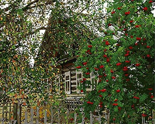 

Cabin in Woods And Flowers – Paint By Numbers - 40*50CM, 501 Original