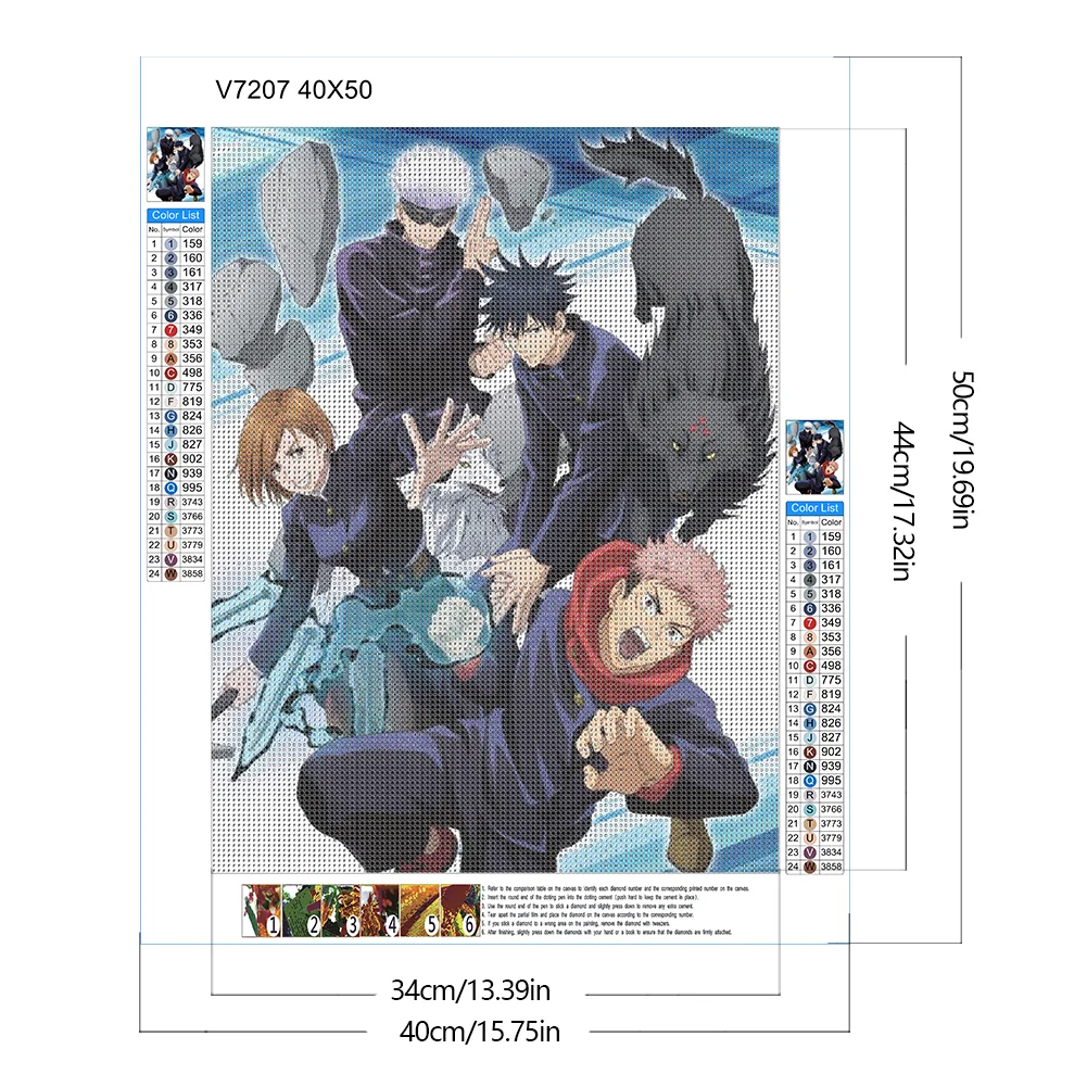 Diamond Painting - Full Round Drill - Gojo Satoru(Canvas|40*50cm)