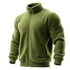 Casual And Comfortable Polar Fleece Jacket With Full Zip And Stand Collar by Inlyline