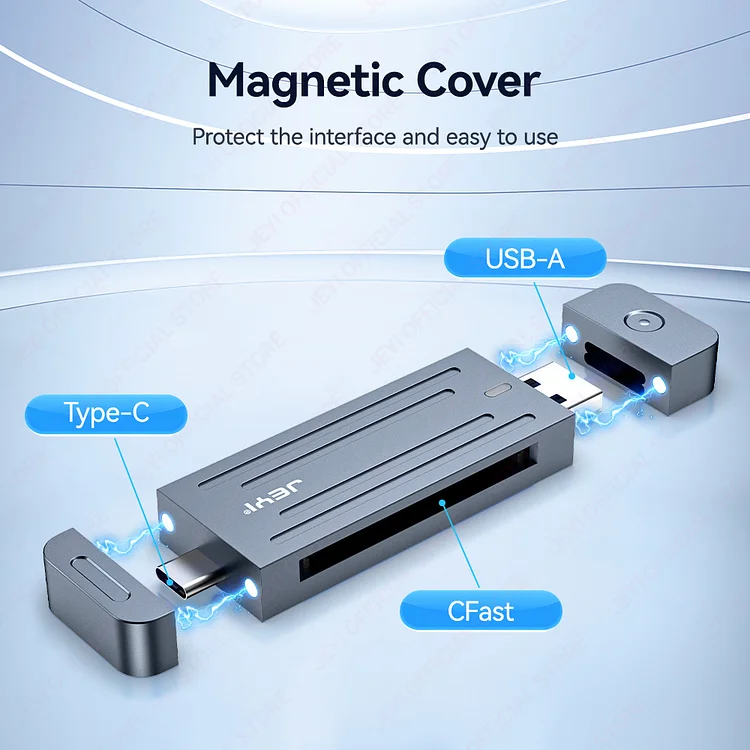 JEYI Magnetic CFast 2.0 Card Reader - Thumbnail 2