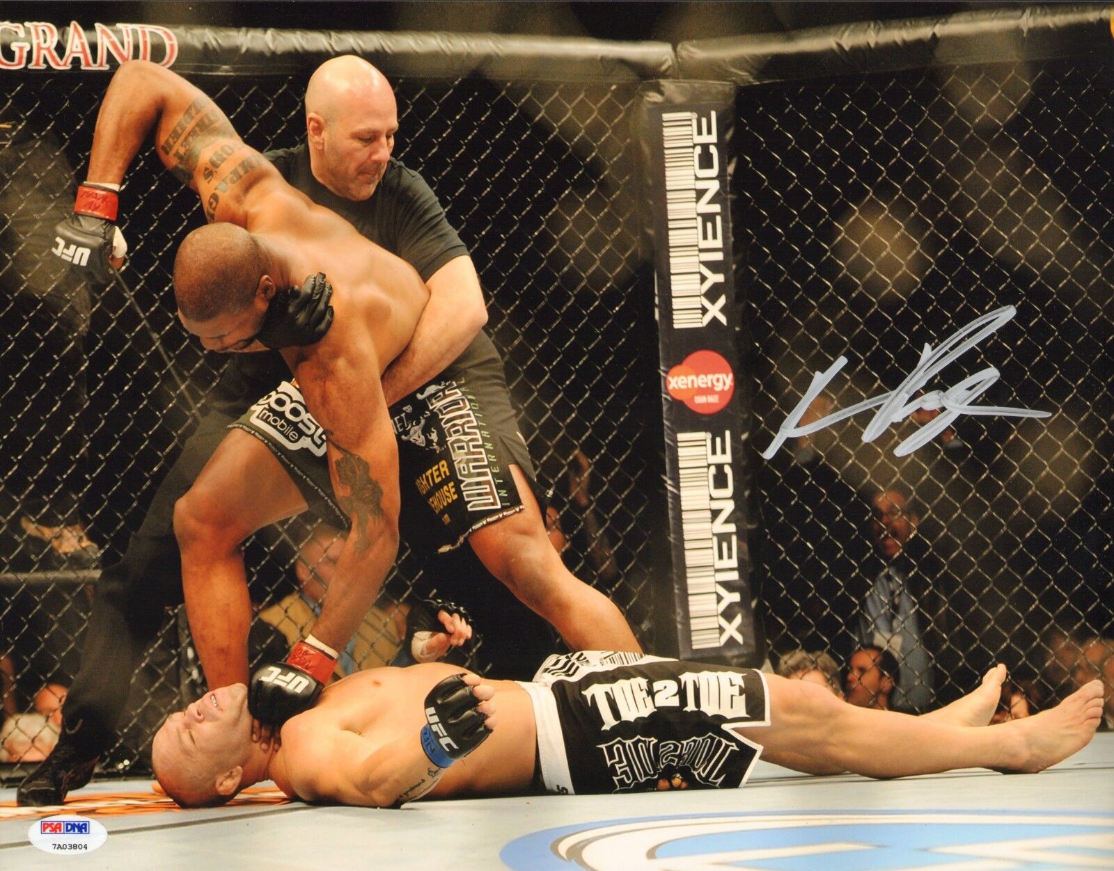 Quinton Rampage Jackson Signed UFC 92 11x14 Photo Poster painting PSA/DNA COA vs Wanderlei Silva