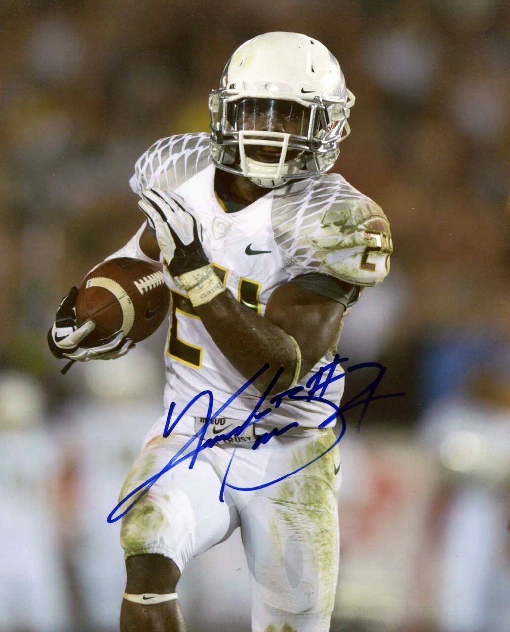 Kenjon Barner Oregon Ducks Autographed Signed 8x10 Photo Poster painting CFS