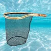 Fishing Landing Net Wooden Handle Trout Net Fly Fishing Net Fishing Accessories