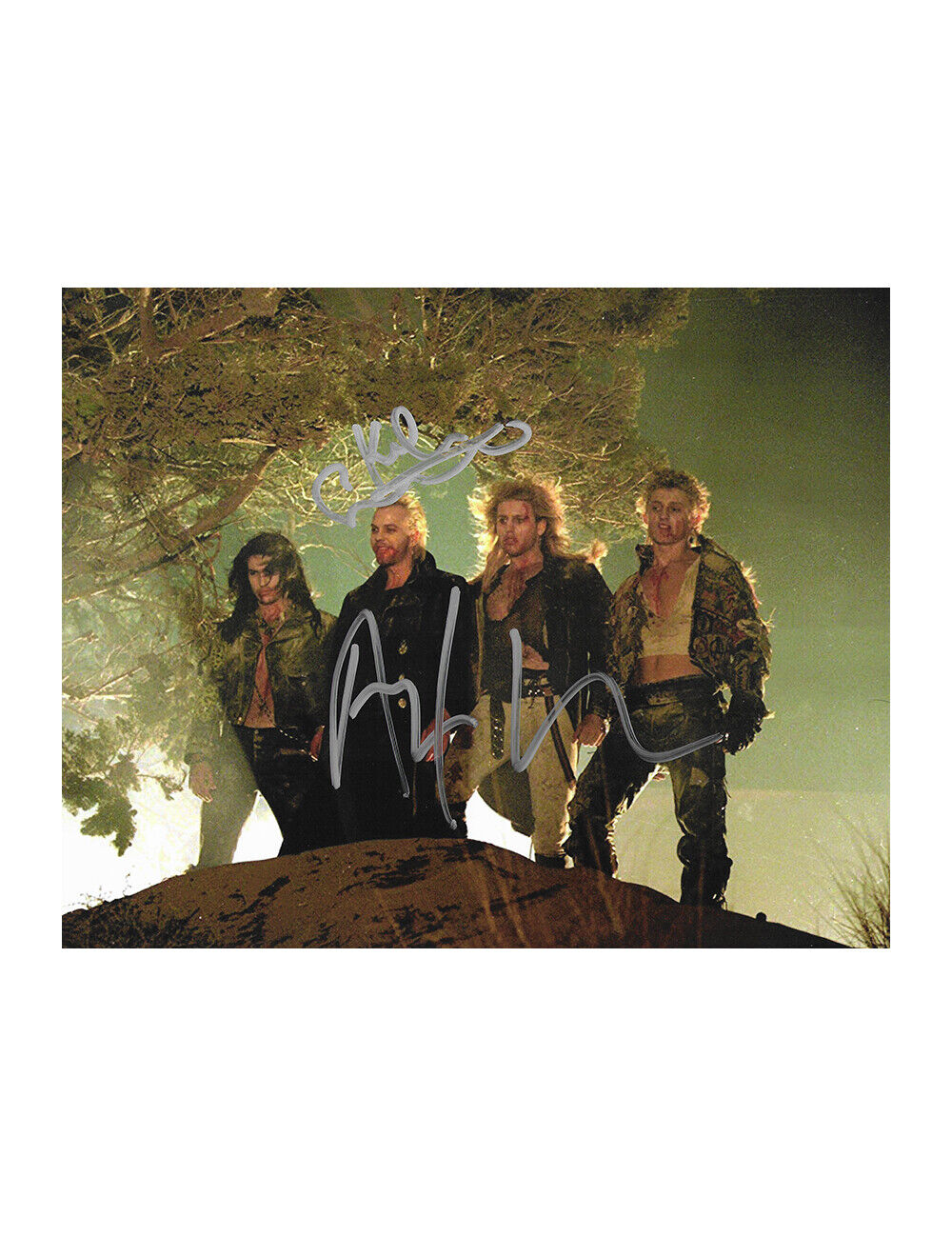 10x8 The Lost Boys Print Signed by Kiefer Sutherland & Alex Winter 100% + COA