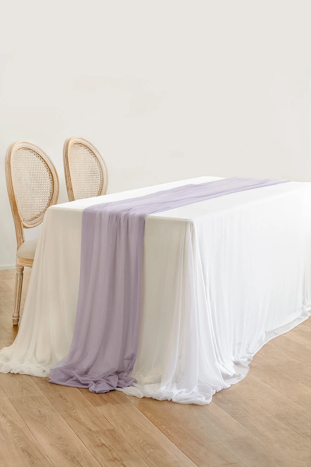 Table Cloth & Table Runner Set for Sweetheart/Head Table - 13 Colors