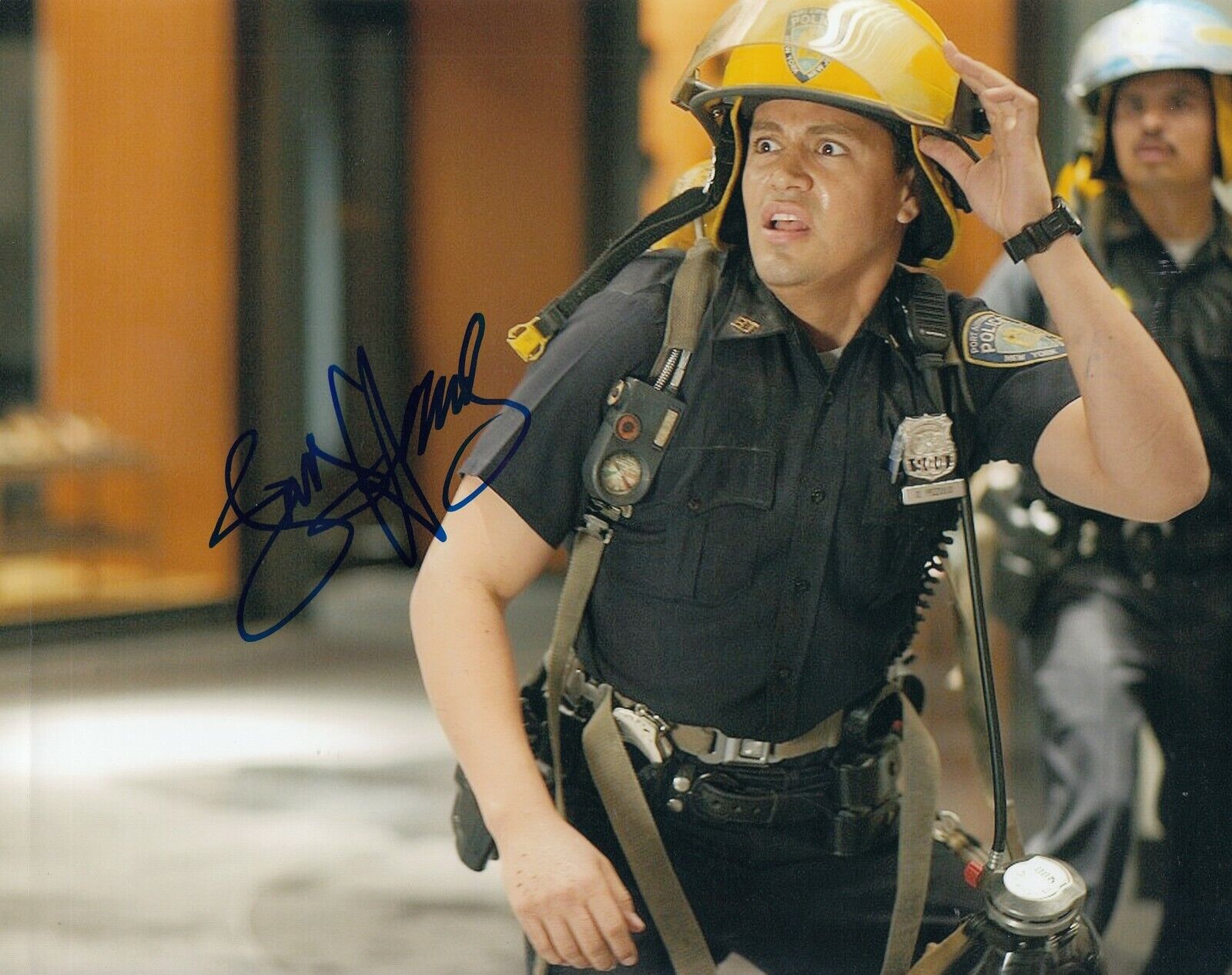 JAY HERNANDEZ signed (WORLD TRADE CENTER) Movie 8X10 Photo Poster painting *Dominick* W/COA