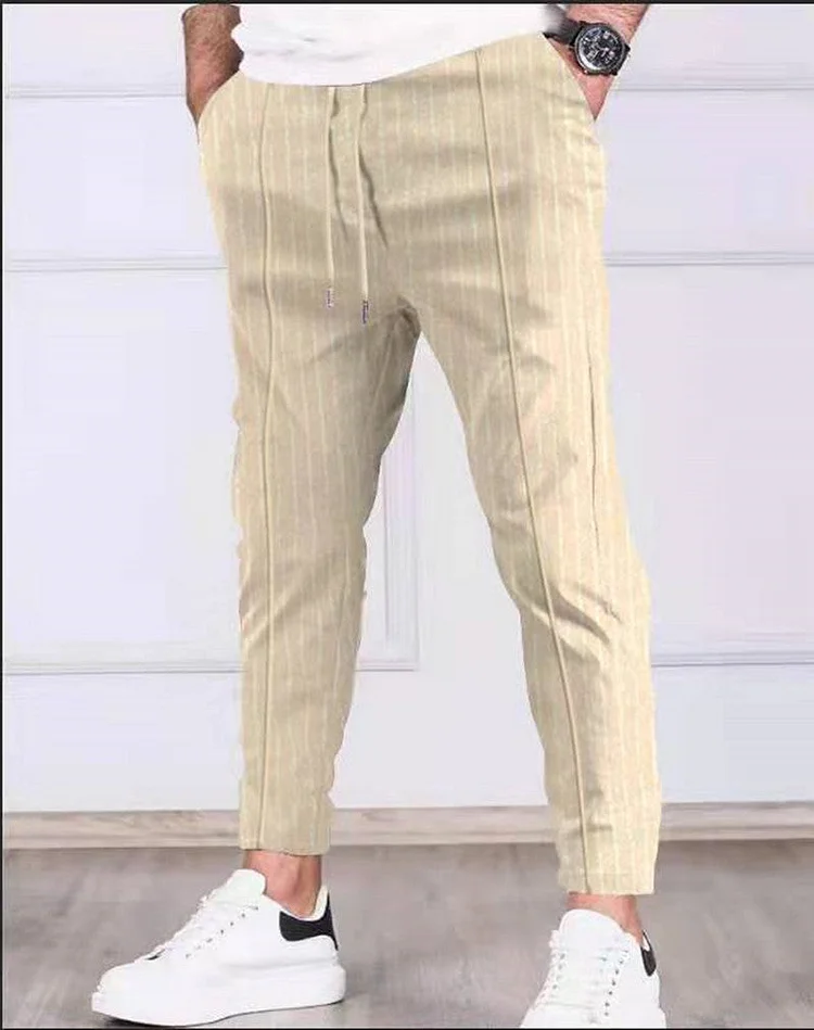 New Striped Striped Tunic Jogger Pants