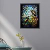 >SALE<5D DIY Full Round Drill Diamond Painting Stained Glass Bee Kit Home Decor(A3028)