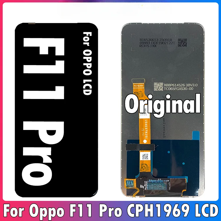 Original 6.53" For OPPO F11 Pro LCD Display Touch Screen Digitizer Assembly For OPPO F11Pro LCD CPH1969 CPH2209 CPH1987 Replace