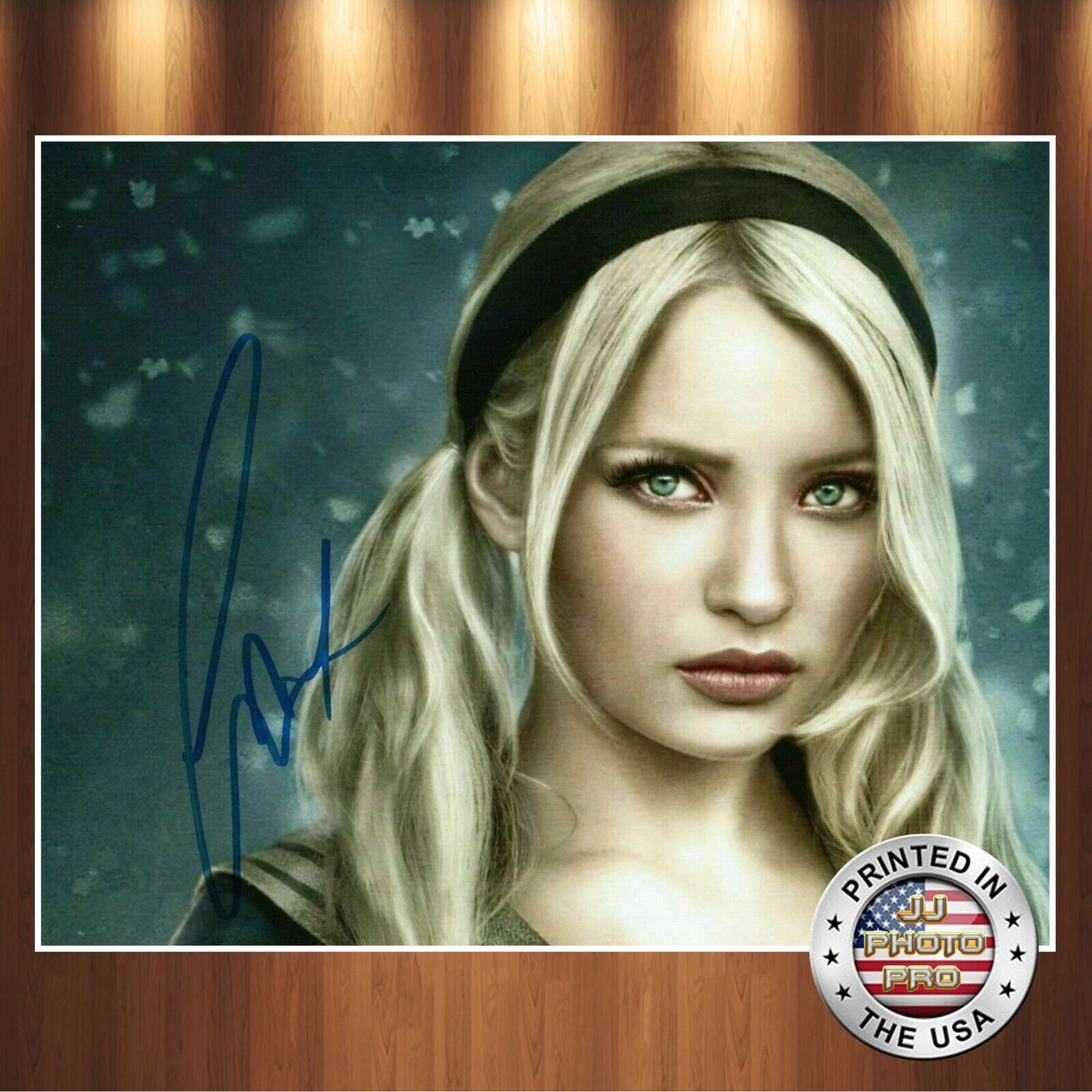 Emily Browning Autographed Signed 8x10 Photo Poster painting (Legend) REPRINT