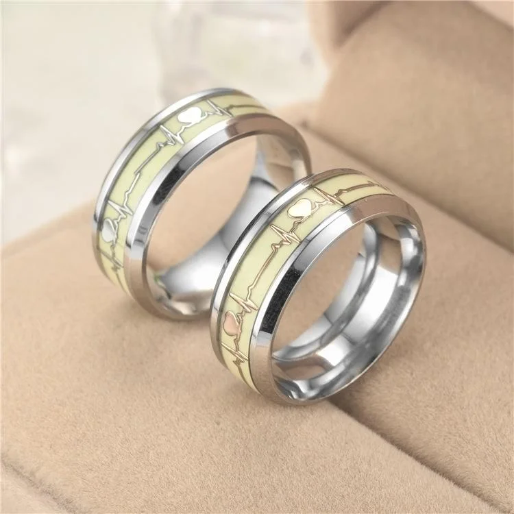Luminous Heartbeat Ring Fashion Jewelry（1pc）-Mayoulove