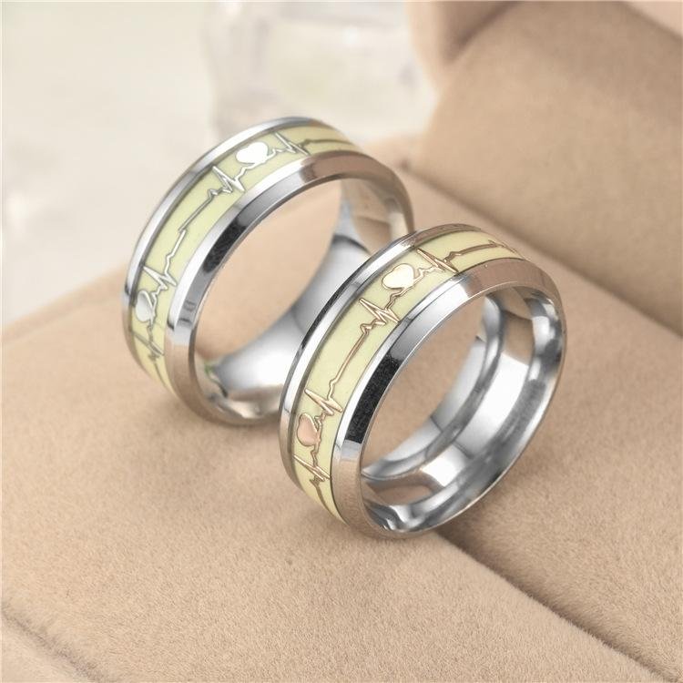 Luminous Heartbeat Ring Fashion Jewelry（1pc）-Mayoulove