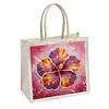 DIY Linen Diamond Art Handbag Craft Kit for Adults Beginners Shopping Gift