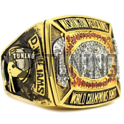 NFL 1972 1982 1983 1987 1991 Washington Redskins Super Bowl Championship  Replica Fan Rings Set