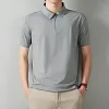2026 Men's Classic Polo Shirt Short Sleeve Slim Fit Breathable Solid Color Summer Casual