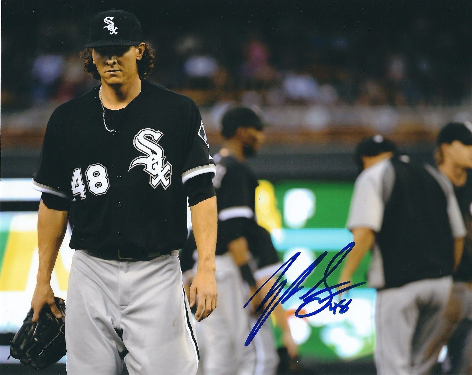 Signed 8x10 ZACH STEWART Chicago White Sox Photo Poster painting - COA