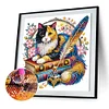 Katze - speziell geformte Diamantmalerei - 30 * 30 cm