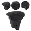 Car Armrest Box with USB Ports Seat Storage Box Fit for Honda Fit Jazz 2008-2013