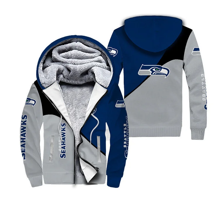 Seattle Seahawks
Limited Edition Thickened Hooded Fleece Jacket