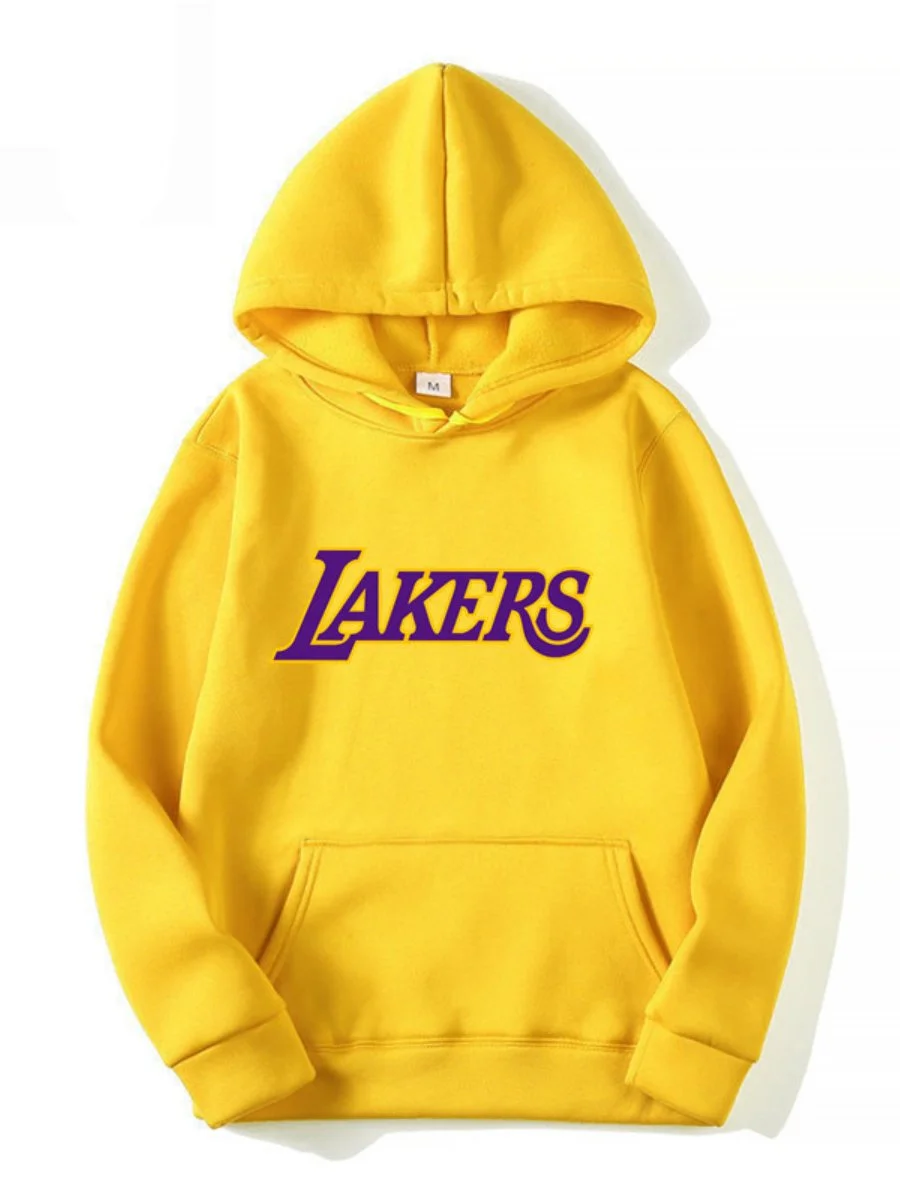 Men Kobe Bryant Hoodie NBA Lakers Letters Hooded Sweatshirt
