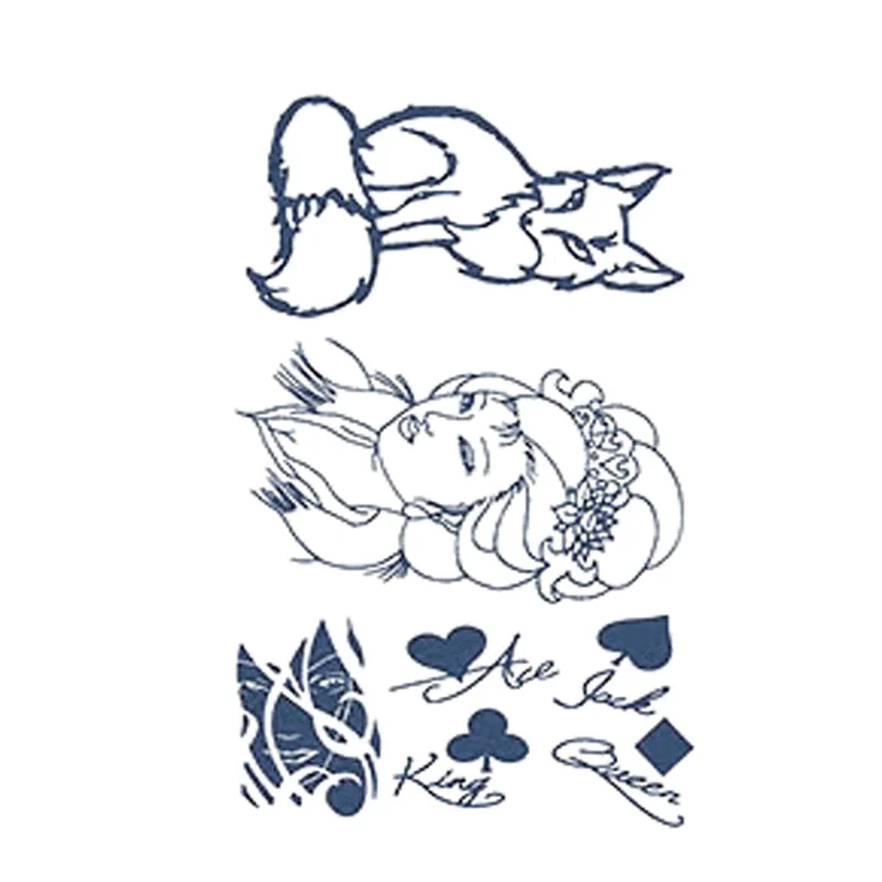 GH101-150 herbal juice tattoo stickers semi-permanent lasting men and women tattoo waterproof sweat plant juice tattoo stickers