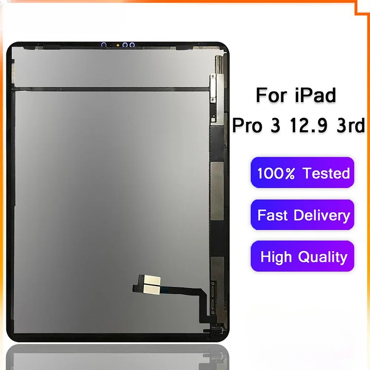 LCD For Apple iPad Pro 3 12.9 3rd 4th Gen 2018 A1876 A2014 A1895 A1983 LCD Display Digitizer Sensors Assembly Panel Replacement