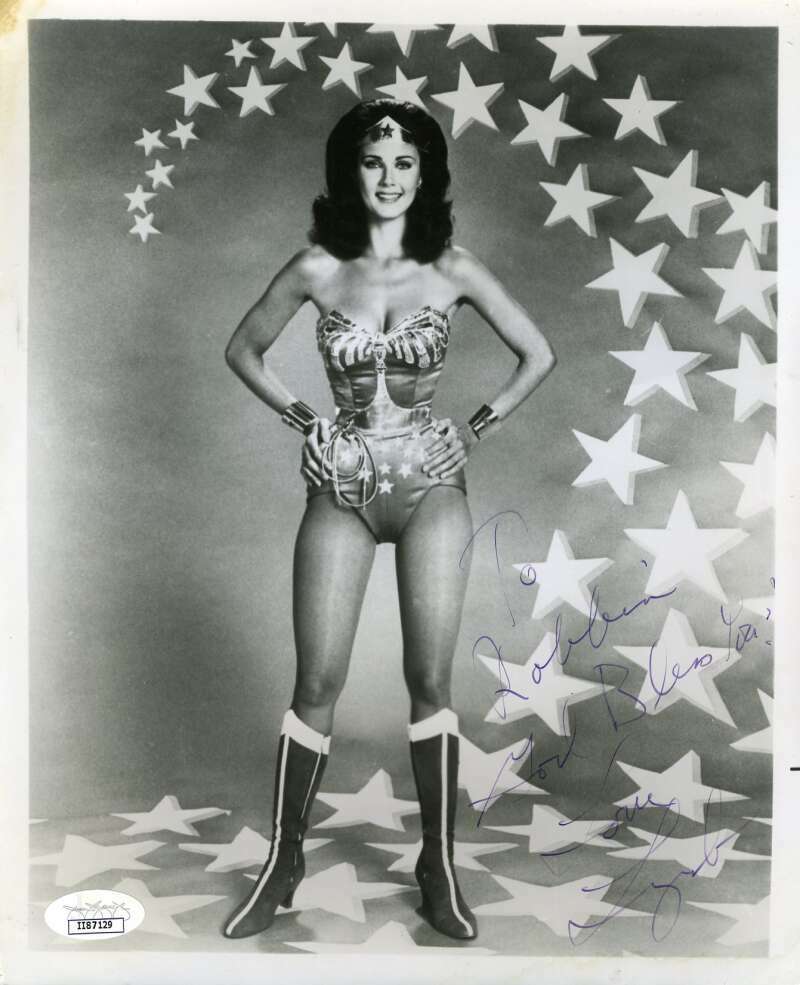 Lynda Carter JSA Coa Signed 8x10 Wonder Woman Photo Poster painting Autograph