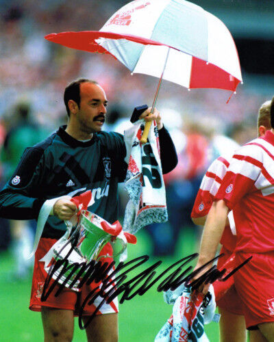 Bruce Grobbelaar SIGNED Liverpool FC Legend 10x8 Photo Poster painting AFTAL RD COA Autograph