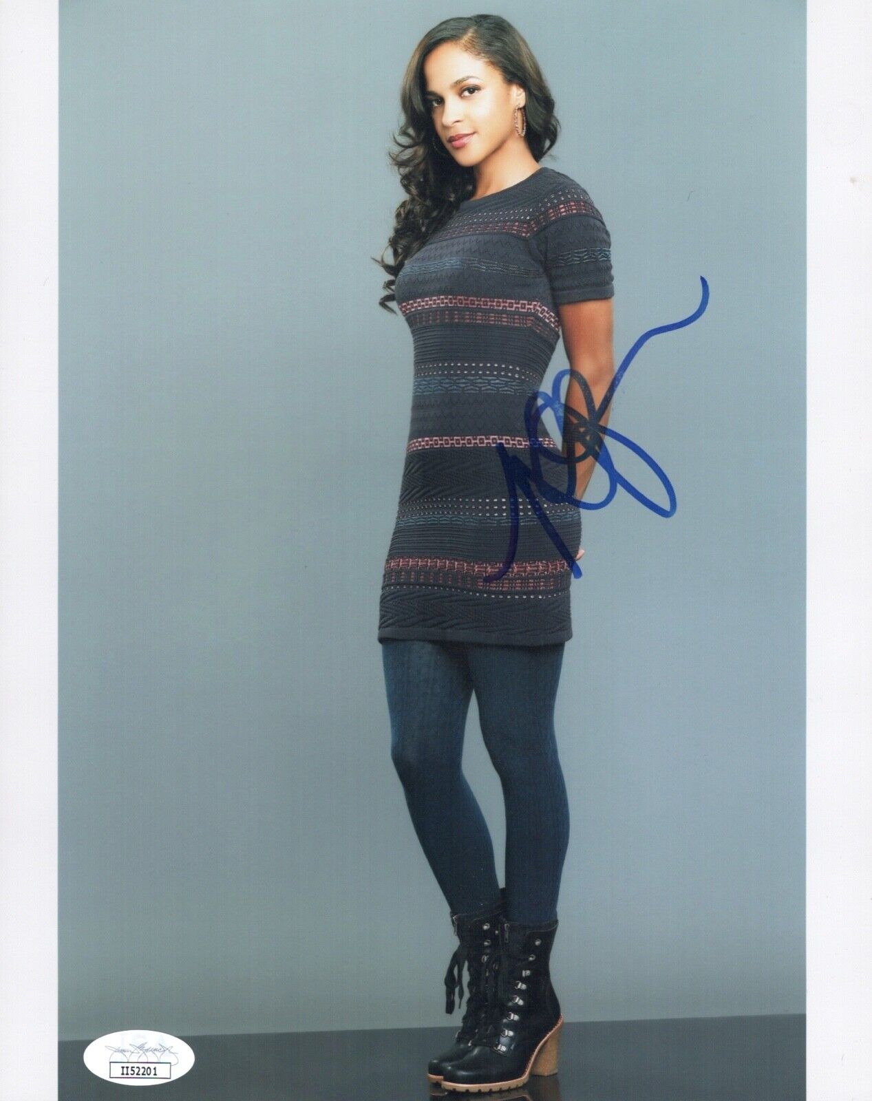 Megalyn Echikunwoke Signed ARROW Almost Family 8x10 Photo Poster painting Autograph JSA COA Cert