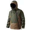 New Winter Double Zipper Trendy Casual Warm Down Jacket