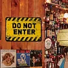Funny Do Not Enter - Vintage Metal Signs(12*16Inch) - Warning