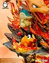 Fire Type Family with LED - Pokemon Resin Statue - EGGS Studios