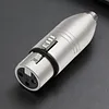 1/8in TRS Female To 3Pin XLR Female Aduio Adapter Lockable Gender Changer Audio Coupler Connectors for Mixer Microphone Power Amplifier