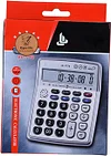 Musical Desktop Calculator 12-Digits LCD Display with Alarm Clock and Voice Reading 